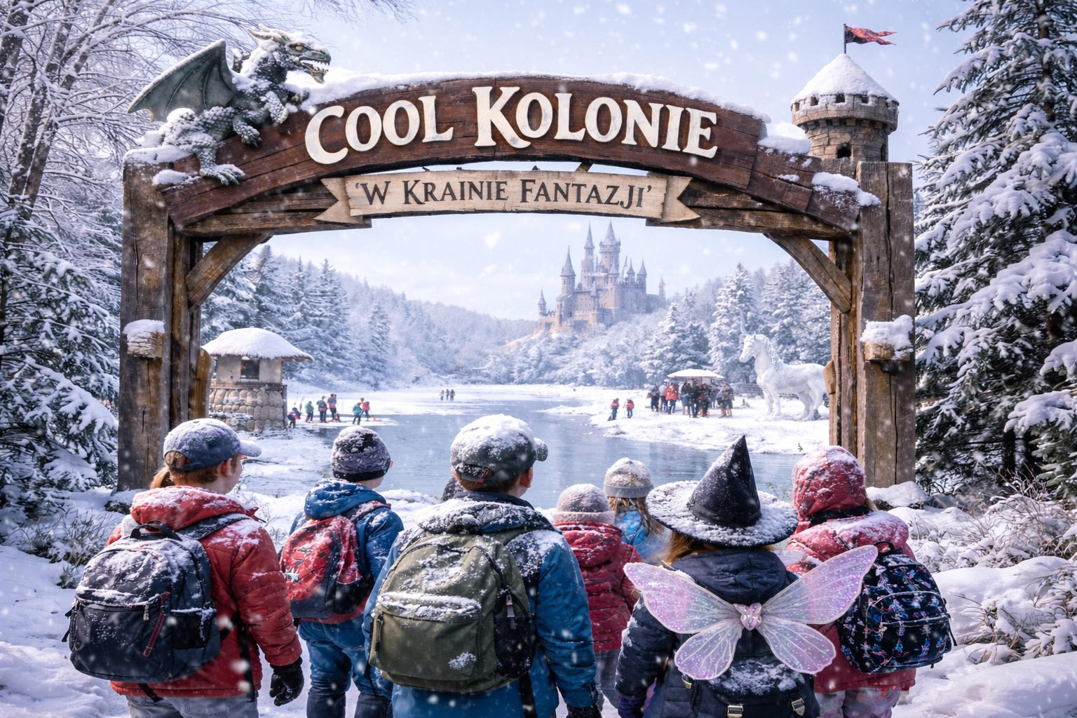 CoolKolonie W Krainie Fantazji - dziecko w magicznym stroju